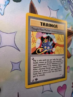 Pokemon TCG Thought Wave Machine 1st Edition Neo Destiny 96/105 Regular Rare NM - Image 4