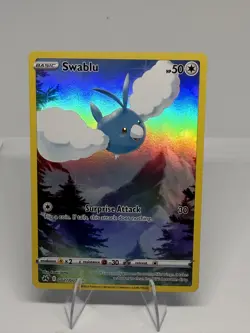 Swablu GG27/GG70 Holo Crown Zenith Galarian Gallery Pokemon NM - Image 1
