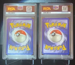 PSA 7 1999 Pokemon TCG Jungle Pikachu 60/64 English Lot of 2 Graded - Image 2