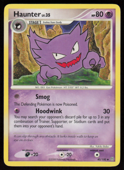 Haunter 40/100 Uncommon Stormfront Pokemon LP - Image 1