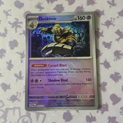 Pokemon Dusknoir (Master Ball Pattern) Sv: Prismatic Evolutions 037/131 Holo EN - Image 1