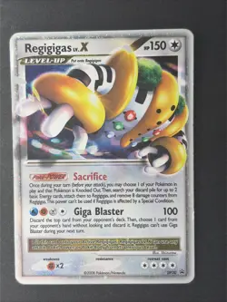 Pokemon TCG - Regigigas Lv. X DP30 - Diamond & Pearl Black Star Promo 2006 LP - Image 1