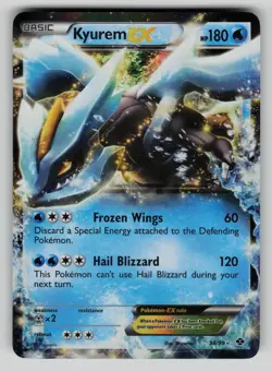Kyurem EX 38/99 Holo EX Rare Next Destinies Pokemon HP - Image 1