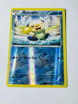 Oshawott 30/114 Common Steam Siege Pokemon Reverse Holo Near Mint - Image 1