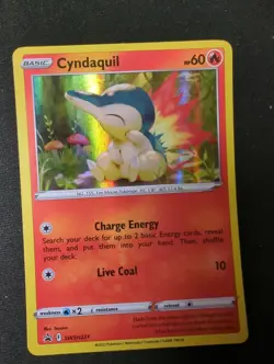 Pokemon Sword & Shield "Cyndaquil" SWSH221 / Black Star Promo / Vlp - Image 1