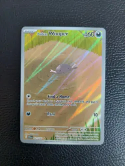Pokemon TCG Paldean Wooper Illustration Rare 221/193 Paldea Evolved English VLP - Image 1