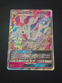 Sylveon GX 092A/145 Alternate Art Ultra Rare Holo Pokemon TCG Near Mint - Image 1
