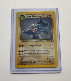 Wizards of the Coast Dark Machamp 10/82 Team Rocket Holo Eng 1999 - Image 1