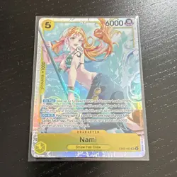 Bandai One Piece Card Game Nami EB03-053 SR Foil EN 6000 - Image 1
