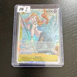 Bandai One Piece Card Game Nami EB03-053 SR Foil EN 6000 - Image 3