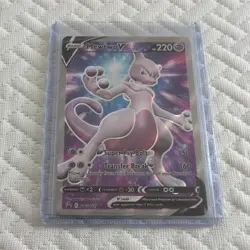 2020-Current Pokemon Sword & Shield - Black Star Promos Mewtwo V #SWSH229 - Image 1