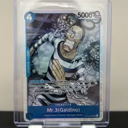 One Piece TCG Mr.3 Galdino OP16-056 SR The Time of Battle Impel Down English - Image 1