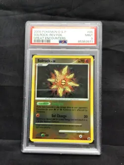 Pokemon Cards: Great Encounters Reverse Holo: Solrock 85/106 PSA 9 - Image 1