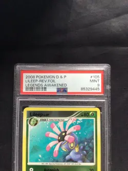Pokemon Cards: Legends Awakened Reverse Holo: Lileep 105/146 PSA 9 - Image 3