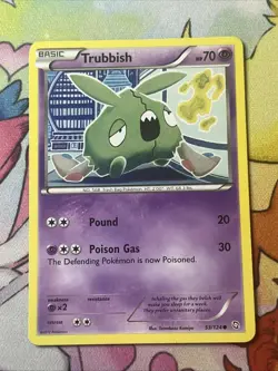 Trubbish 53/124 - Pokemon Dragons Exalted Common Card LP - Image 1