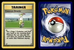 Pokemon Breeder 76/102 Rare Base Set Unlimited Pokemon Card - 1 - Image 1
