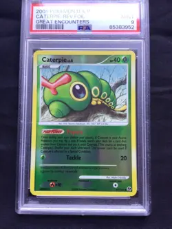 Pokemon Cards: Great Encounters Reverse Holo: Caterpie 63/106 PSA 9 - Image 2
