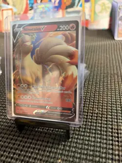 Pokemon TCG Ninetales v Rebel Clash Holo Ultra Rare Card 026/192 - Image 1