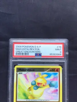 Pokemon Cards: Great Encounters Reverse Holo: Makuhita 78/106 PSA 9 - Image 3