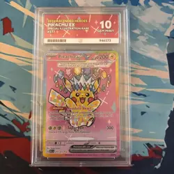 Pokemon TCG Pikachu ex 277/217 Ascended Heroes Ace 10 🔥 - Image 1
