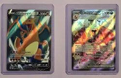 Pokemon TCG Charizard V 153/172, Charizard Ex SVP 074 READ DESC - Image 1