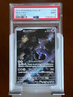 Pokemon Mewtwo 183 Japanese 151 PSA 9 - Image 1