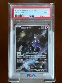 Pokemon Mewtwo 183 Japanese 151 PSA 9 - Image 3