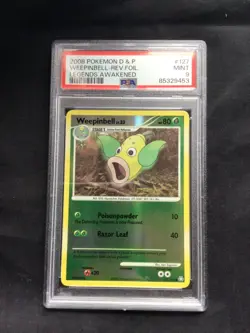 Pokemon Cards: Legends Awakened Reverse Holo: Weepinbell 127/146 PSA 9 - Image 1