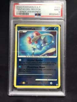 Pokemon Cards: Legends Awakened Reverse Holo: Tentacool 125/146 PSA 9 - Image 2