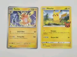 Pokemon TCG Evolving Skies Pikachu 049/203 NM/M Trick Or Trade 2022 - Image 2