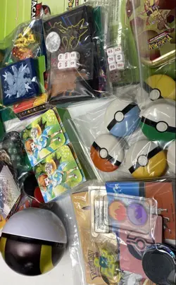 Pokemon TCG Accessories & Collectibles Bundle Tins Sleeves Binder Mixed 7 Lbs - Image 2