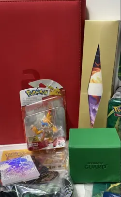 Pokemon TCG Accessories & Collectibles Bundle Tins Sleeves Binder Mixed 7 Lbs - Image 5