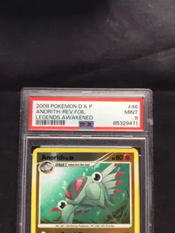 Pokemon Cards: Legends Awakened Reverse Holo: Anorith 46/146 PSA 9 - Image 3