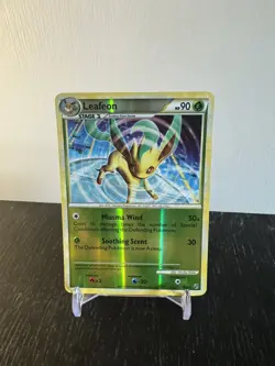 Leafeon Rare HGSS Undaunted 17/90 Reverse Holo Near Mint Pokemon - Image 1