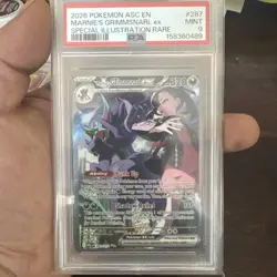Pokemon Marnie's Grimmsnarl EX Special Illustration Rare #287 Ascended Heros NM - Image 1