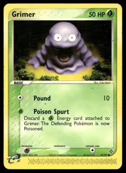 Yuka Morii Grimer 57/97 Dragon MP Pokemon TCG - Image 1