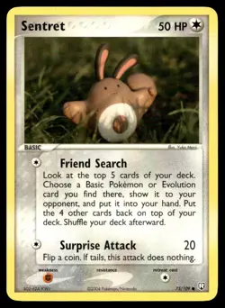 Sentret Team Rocket Returns Common 75/109 2004 Pokemon TCG - Image 1