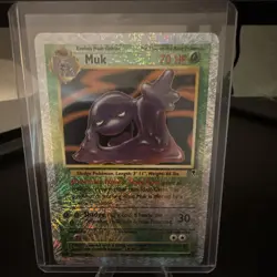 2002 Pokemon Muk 16/110 Reverse Foil Holo - Image 1