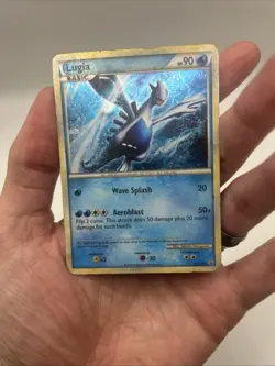 DAMAGED HGSS02 Lugia HeartGold SoulSilver Promo Holo Pokemon TCG 2010 - Image 3