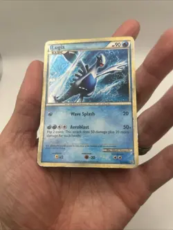 DAMAGED HGSS02 Lugia HeartGold SoulSilver Promo Holo Pokemon TCG 2010 - Image 4