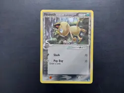 Pokemon - Meowth 71/110 Common Ex Holon Phantoms - Image 1