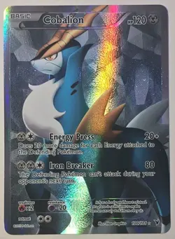 Pokemon TCG Cobalion 100/101 Full Art Noble Victories 2011 NM - Image 2