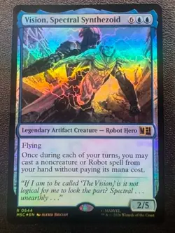 1x MTG Vision, Spectral Synthezoid FOIL NM Marvel MSC #644 Rare NM x1 - Image 1