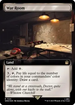 MTG English War Room (Extended Art) (Surge Foil) NM Foil - Image 1