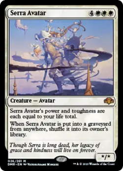 MTG Foil - Serra Avatar - 26 / NM / English - Image 1