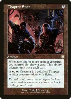 Thopter Shop - Retro Frame BRC NM MTG - Image 1