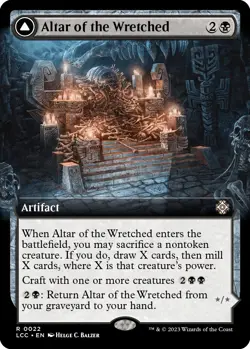 MTG Foil - Altar of the Wretched (Extended Art) - 22 / NM / English - Image 1