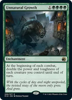 MTG Unnatural Growth - 206 / English / Near Mint - Image 1