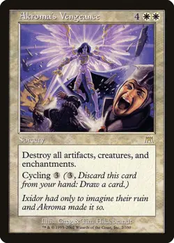 MTG Akroma's Vengeance - 2 / English / Moderately Played - Image 1