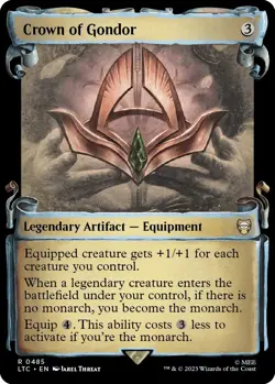 MTG Crown of Gondor (Showcase Scrolls) - 485 / English / Near Mint - Image 1